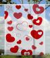 Preview: Scheibenhänger Love red  - rechteckig, Beschw.